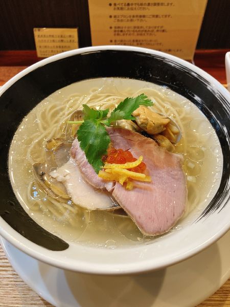 「浅利とムール貝の汐そば」@麺処しろくろの写真