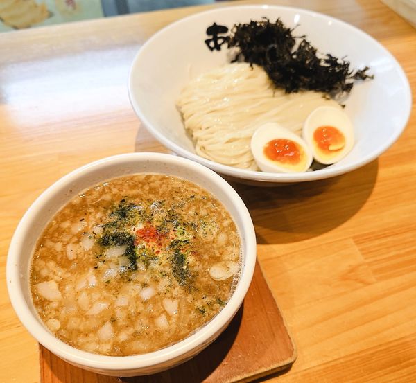 「味噌チャチャ!!とろろつけ麺【期間限定】」@ニボチャチャ！！ラーメン あらき軒の写真