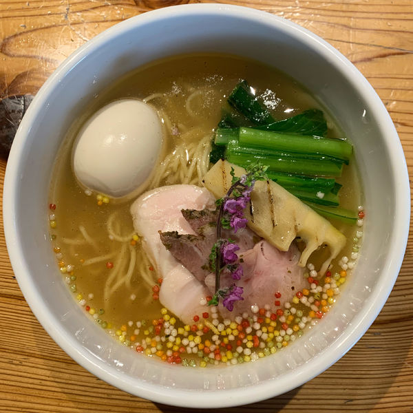 「【限定】特製金目鯛の潮そば」@麺処 図鑑の写真