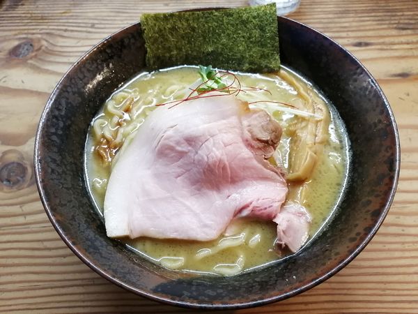 「濃厚牡蠣ソバ　　850円」@貝だしラーメン 貝ガラ屋の写真