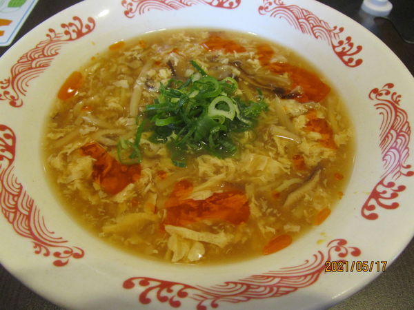 「酸辣湯麵 659円」@バーミヤン 足立栗原店の写真