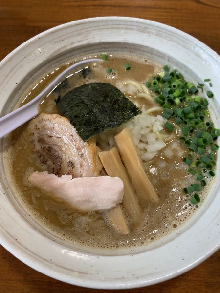 「むじゃきそば（800円）+煮干和え玉（200円）」@三代目 むじゃきの写真