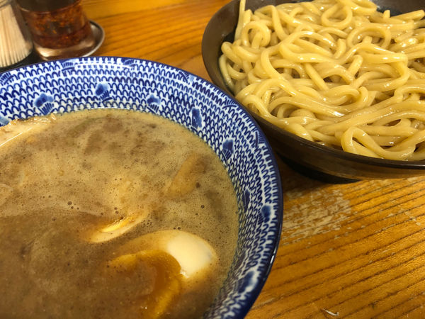 「あつもり・濃厚＋味玉」@東池袋大勝軒 名古屋今池店の写真