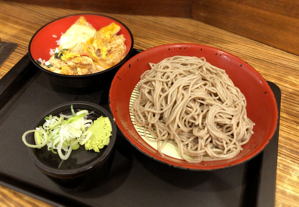 「朝食セット(390円)」@名代 富士そば 新小岩南口店の写真