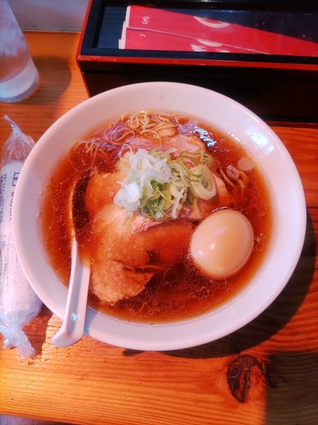 「味玉チャーシューメン  メンマ抜き」@らーめん芝浜の写真