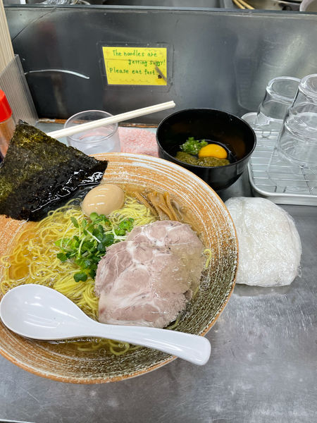 「ムール貝出汁塩＋ムール貝ディップ×2」@覆麺 智の写真