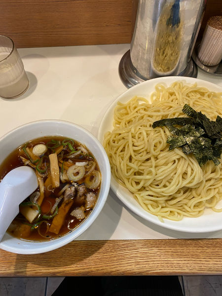 「ざるらぁめん➕大盛（無料）」@らぁめん ほりうち 新橋店の写真