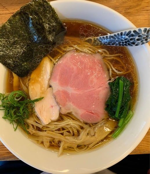 「醤油そば 大盛り」@中華そば きなりの写真