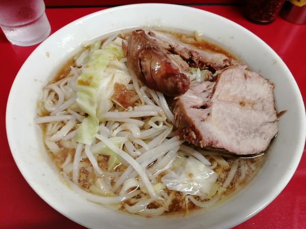 「ラーメン少なめ　野菜少なめ　770円」@ラーメン二郎 西台駅前店の写真
