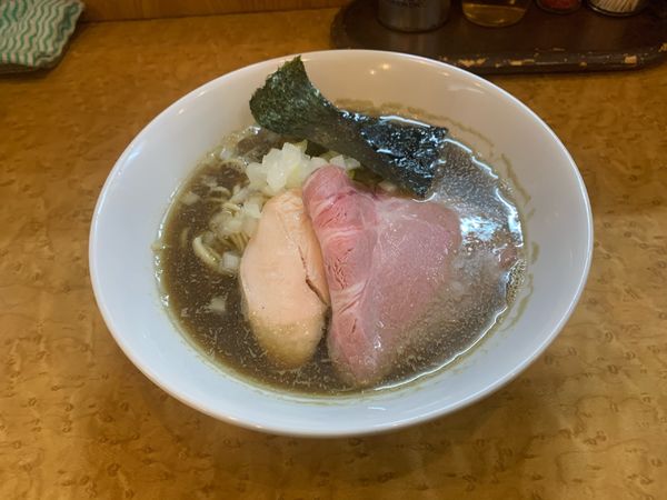 「純煮干ラーメン＋和え玉（ハーフ）」@中華そば 児ノ木の写真