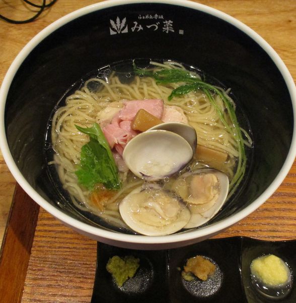 「＜蛤✖帆立＞塩らぁめん　880円」@らぁめん 赤坂 みづ菜の写真