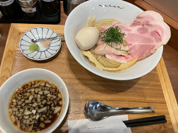 「特製しょうゆつけそば」@つけそば marenの写真