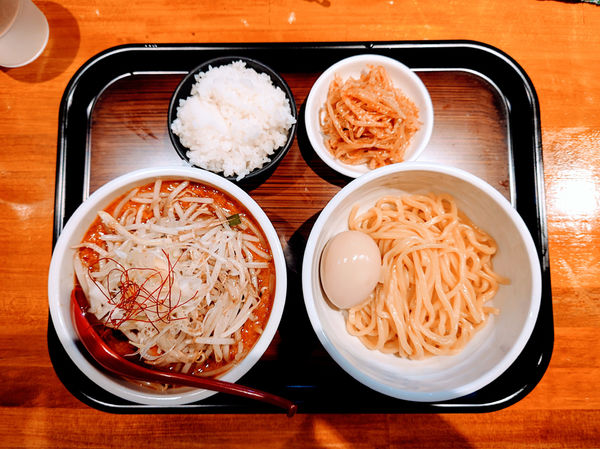 「限定 チゲ味噌つけめん」@らーめん 蓮の写真