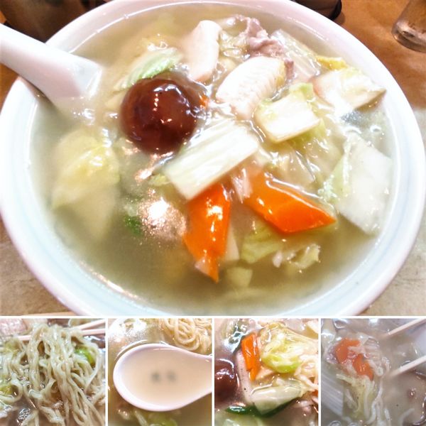 「塩広東麺　880円」@栄龍の写真