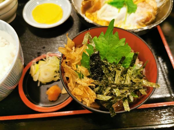 「おろしそば(定食セット)」@やぶ屋 フェザン店の写真