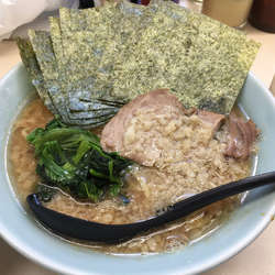 鬼こってりラーメン　中　海苔増し