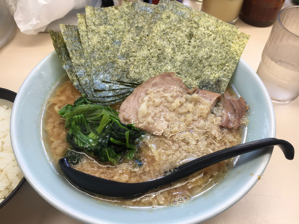 「鬼こってりラーメン　中　海苔増し」@横浜家系ラーメン田中の写真