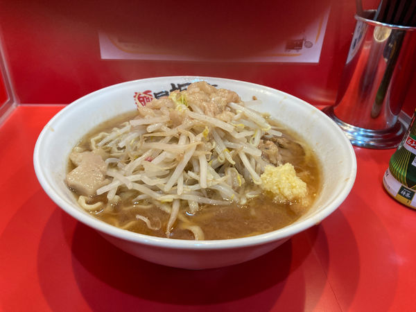 「小ラーメン(豚肉2枚)ニンニク　アブラ」@麺屋 桐龍の写真