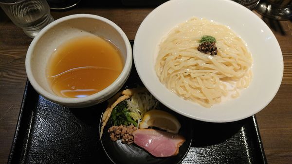 「鴨出汁手揉み塩つけ麺(中盛)」@鴨出汁中華蕎麦 麺屋yoshikiの写真
