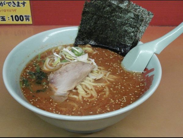 「辛みそラーメン」@ラーメン山岡家 土浦店の写真