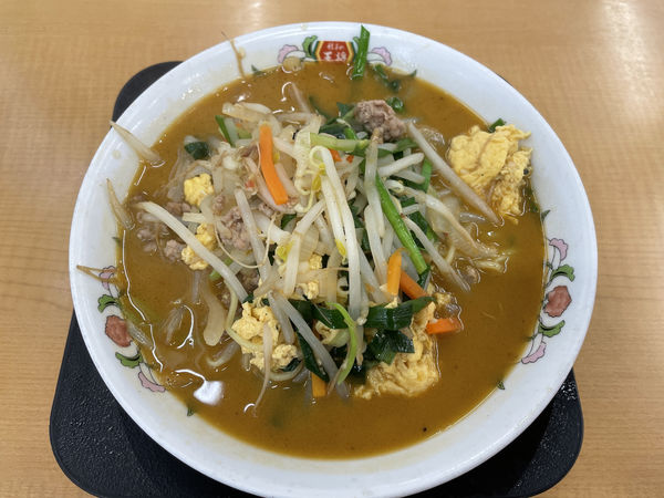 「5月限定・ニラ玉ラーメン750円」@餃子の王将 穂積店の写真