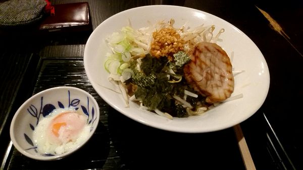 「にんにく背脂まぜそば　770円」@龍のひげの写真