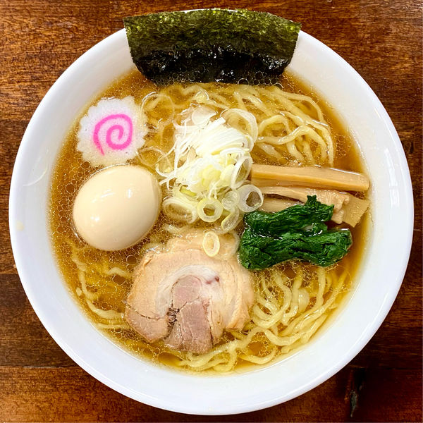 「手揉み中華そば ¥750円（味玉・大盛＋各100円）」@麺処 むら井の写真