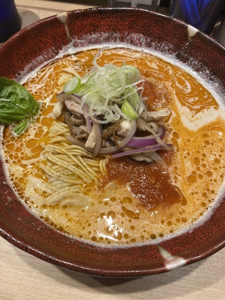 「5月限定タガタメxo醬トマト担々麺＋xo醬和え玉 2000円」@麺屋 彩音 ~Sign~の写真