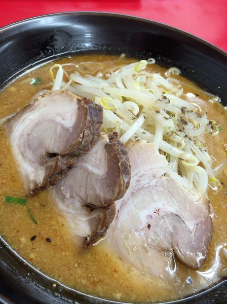 「味噌3枚チャーシュー」@くるまやラーメン 相模原下溝店の写真