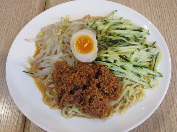 「冷やし担々麺＋半チャーハンセット（858円）」@和来亭 豊田店の写真