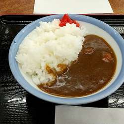半カレー（朝定食）