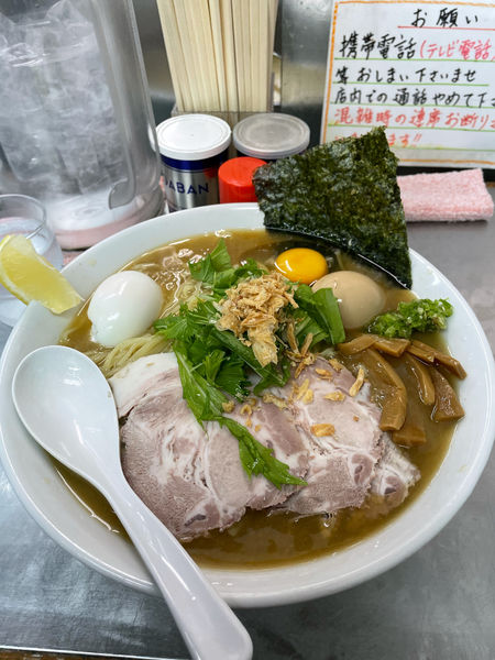 「ムール貝出汁冷やしまぜそば特盛」@覆麺 智の写真