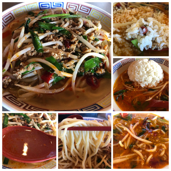 「【限定】台湾ラーメン イタリアン大盛り600円ライス100円」@GURU GURU SIROHEBI NOODLEの写真