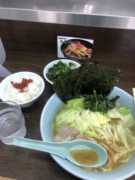 「キャベツラーメン、ライス」@とんぱた亭 片倉町店の写真