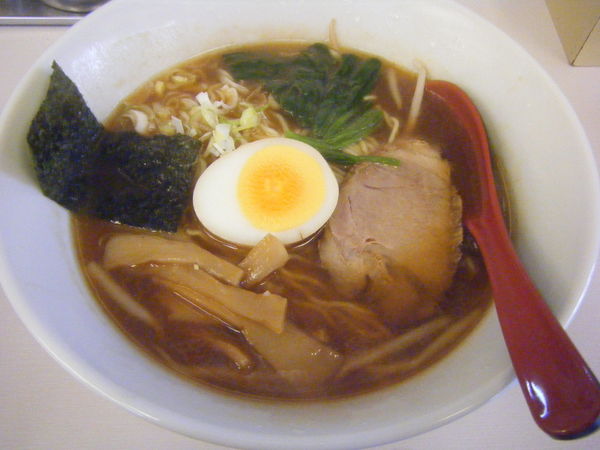 「昔風らーめん」@笑顔の写真