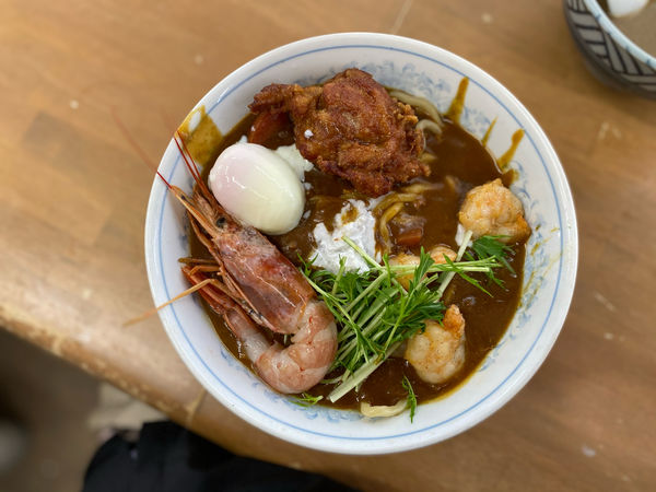 「【新春限定】B アジアン1/4海老カレー」@MENYA 食い味の道有楽の写真