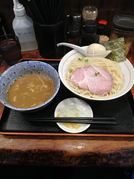 「味玉つけめん大」@神勝軒 下永谷店の写真