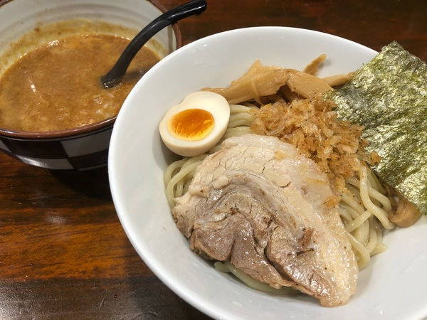 「濃魚つけ麺　辛うま」@オリオン食堂の写真