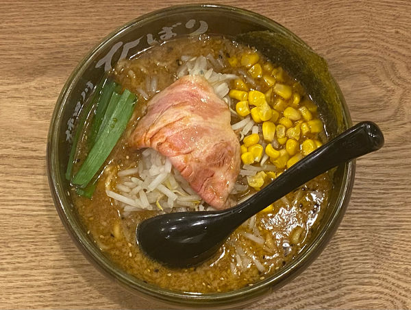 「味噌らーめん」@味噌らーめん 柿田川ひばり 恵比寿本店の写真