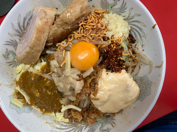 「まぜそば」@ジャンプの写真