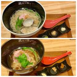 塩らぁめん＋醤油らぁめん＋お茶漬け推奨丼＋焼売