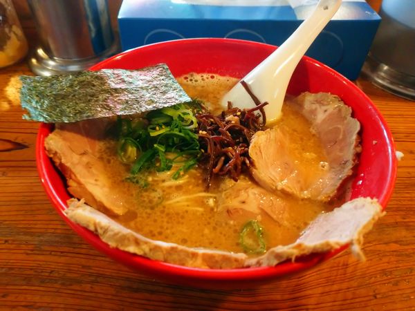 「チャーシュー麺」@元祖長浜 大学ラーメンの写真