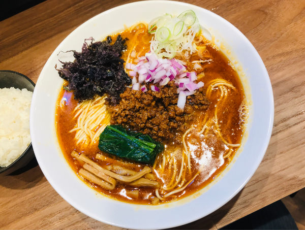 「【夜限定】魚介担々麺」@仙台 自家製麺 こいけ屋の写真