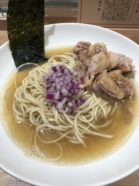 「肉しおにぼ900円」@煮干し Noodles Nibo Nibo Cinoの写真