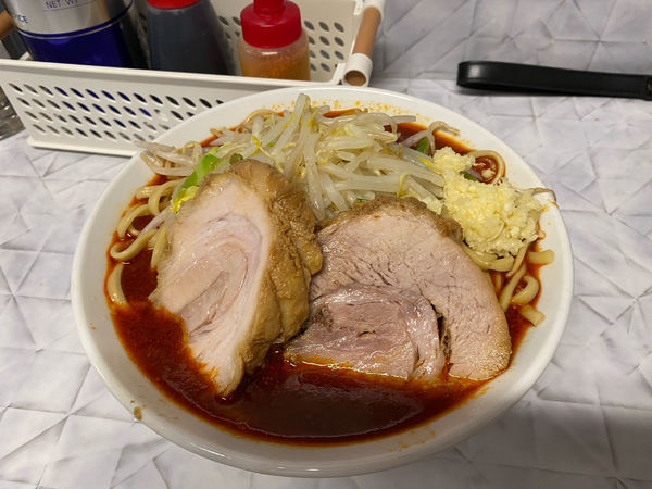 「辛い小ラーメン900円」@麺屋 歩夢 金沢八景店の写真
