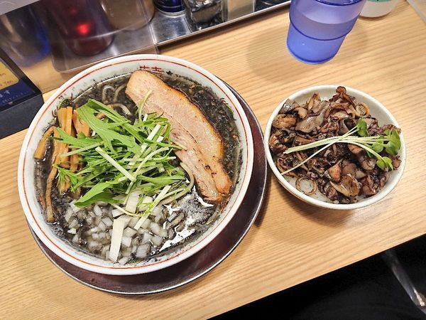 「【限定】烏賊れたベイビー、など」@煮干そば 流。の写真