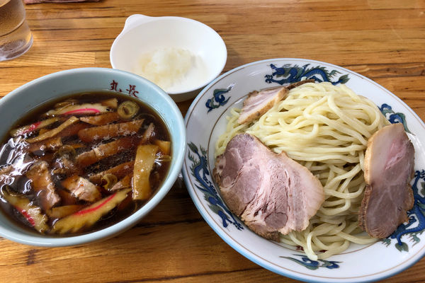 「つけチャーシュー3枚(中)1,100円+大根おろし50円」@丸長 坂戸店の写真