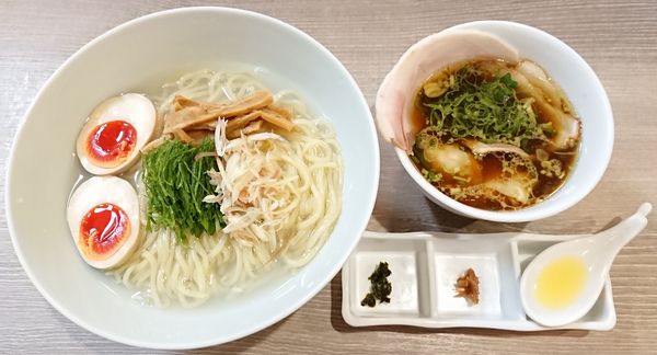 「特製蜆昆布水つけ麺(醤油)」@中華そば 和渦 TOKYOの写真