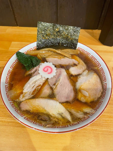 「醤油チャーシュー麺」@柳麺かいとの写真