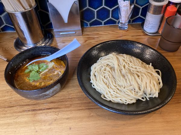 「爆裂牛スジつけ麺」@竹麓輔らーめん創作工房の写真